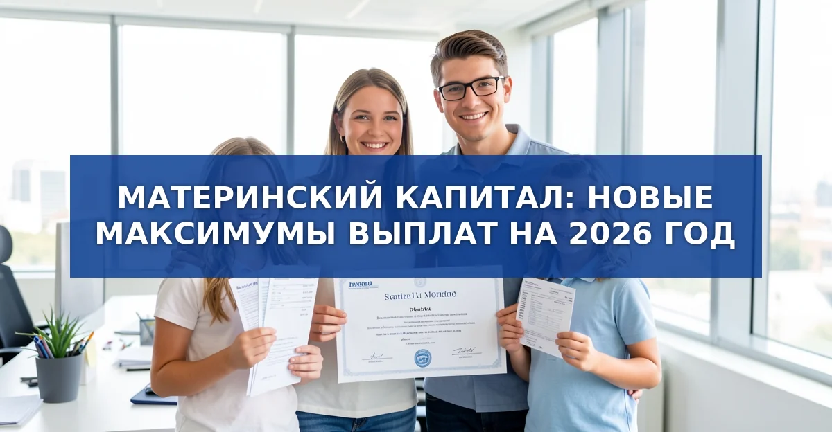 Новые максимальные размеры материнского капитала с 2026 года