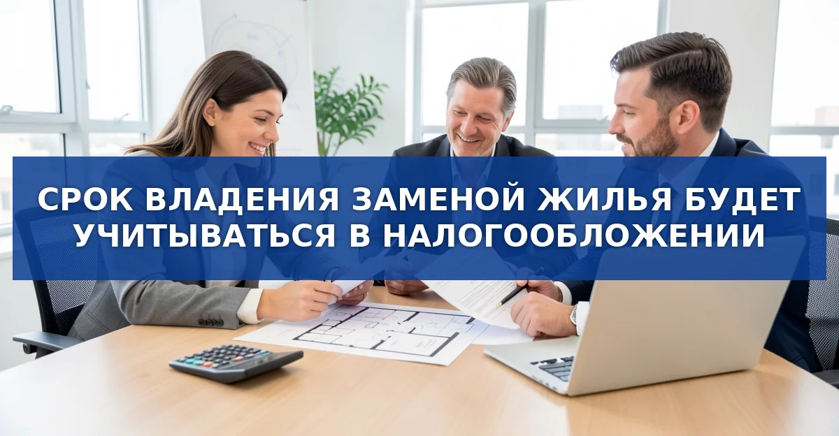 Новый законопроект изменит порядок налогообложения при продаже заменяющего жилья