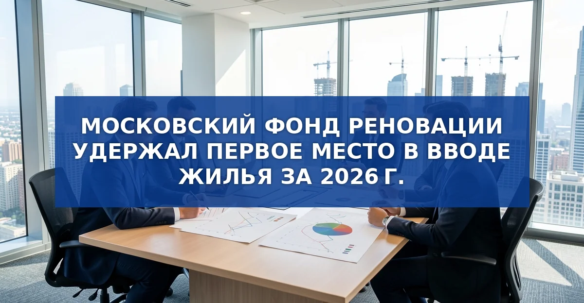 Кто лидирует в вводе жилья в России в 2026 году