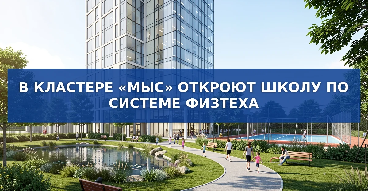 В Подмосковье построят крупнейшую школу по системе Физтеха в образовательном кластере «МЫС»