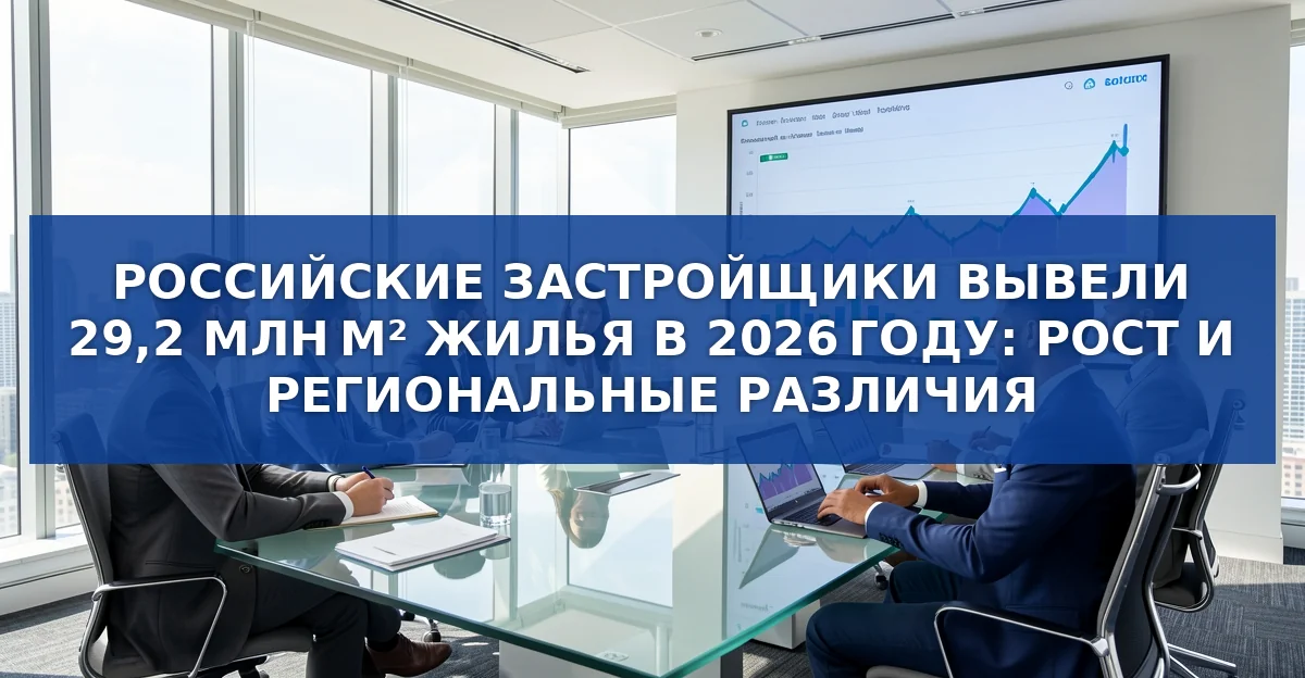 Российский рынок жилья: рост в начале года и новые вызовы в 2026‑м году