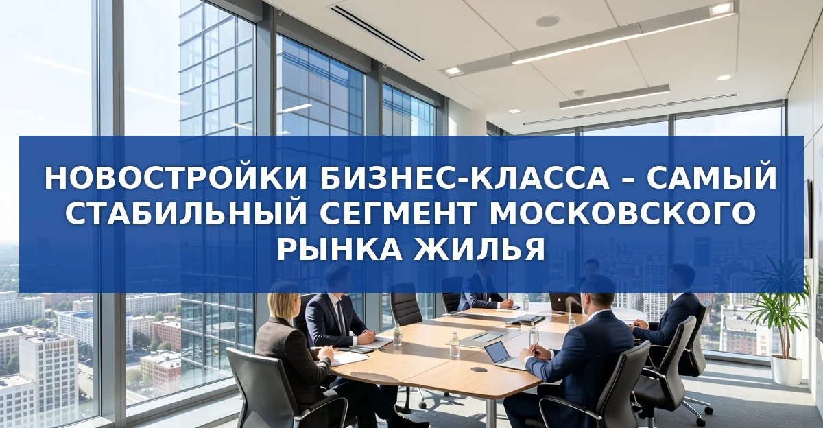 Бизнес‑класс в новостройках Москвы: стабильный рост и перспективы 2027 года