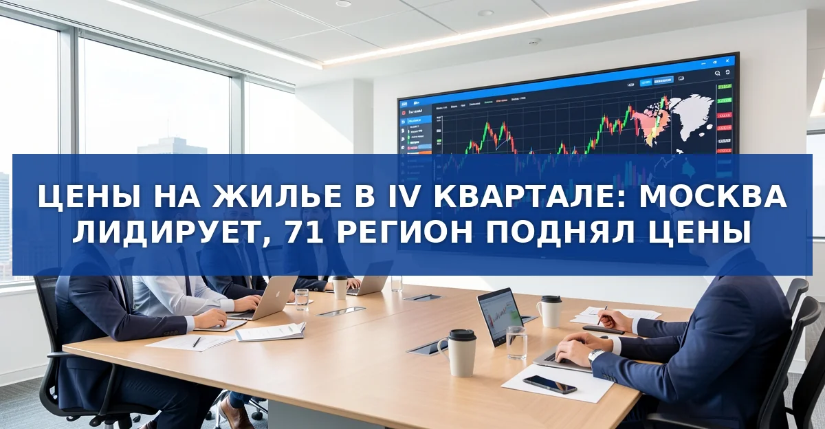 Рост цен на жильё в России: итоги IV квартала 2026 и региональные различия