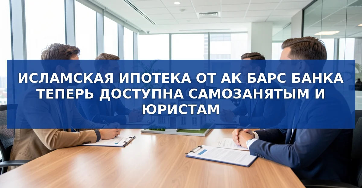 Исламская ипотека от Ак Барс Банка: новые возможности для самозанятых, нотариусов и адвокатов