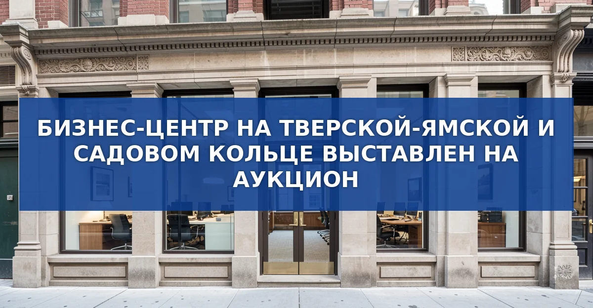Аукцион части исторического бизнес‑центра в центре Москвы
