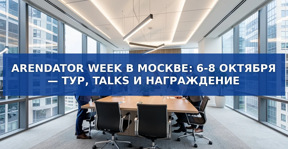 Arendator Week: неделя коммерческой недвижимости в Москве