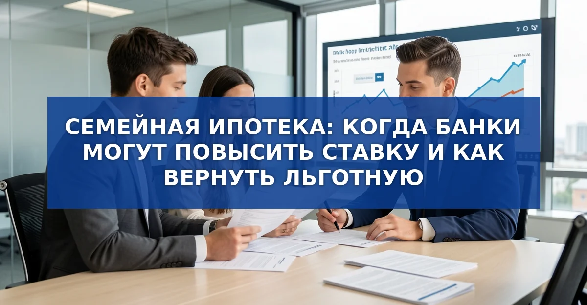 Когда и почему может повыситься ставка по семейной ипотеке с 1 октября 2026 года
