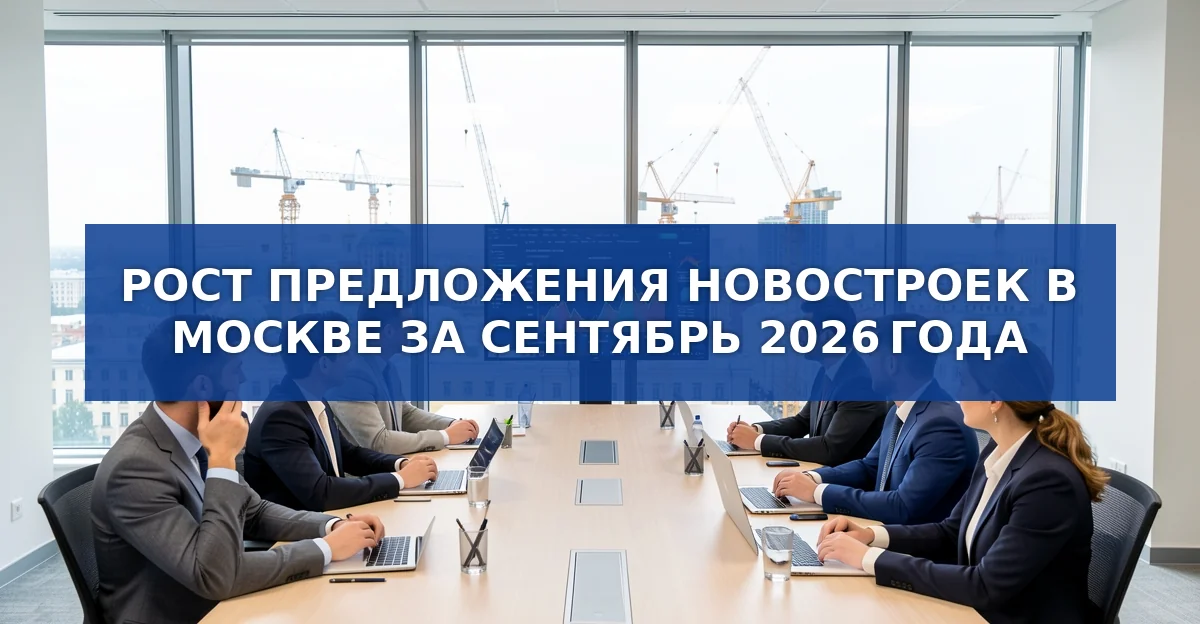 Сентябрь 2026: рост предложения новостроек в старой части Москвы