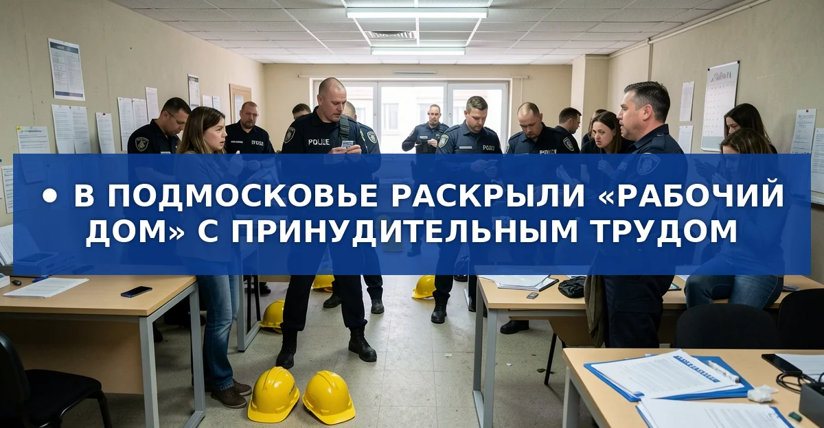 В Раменском раскрыта сеть принудительного труда: как полиция остановила «рабочий дом»