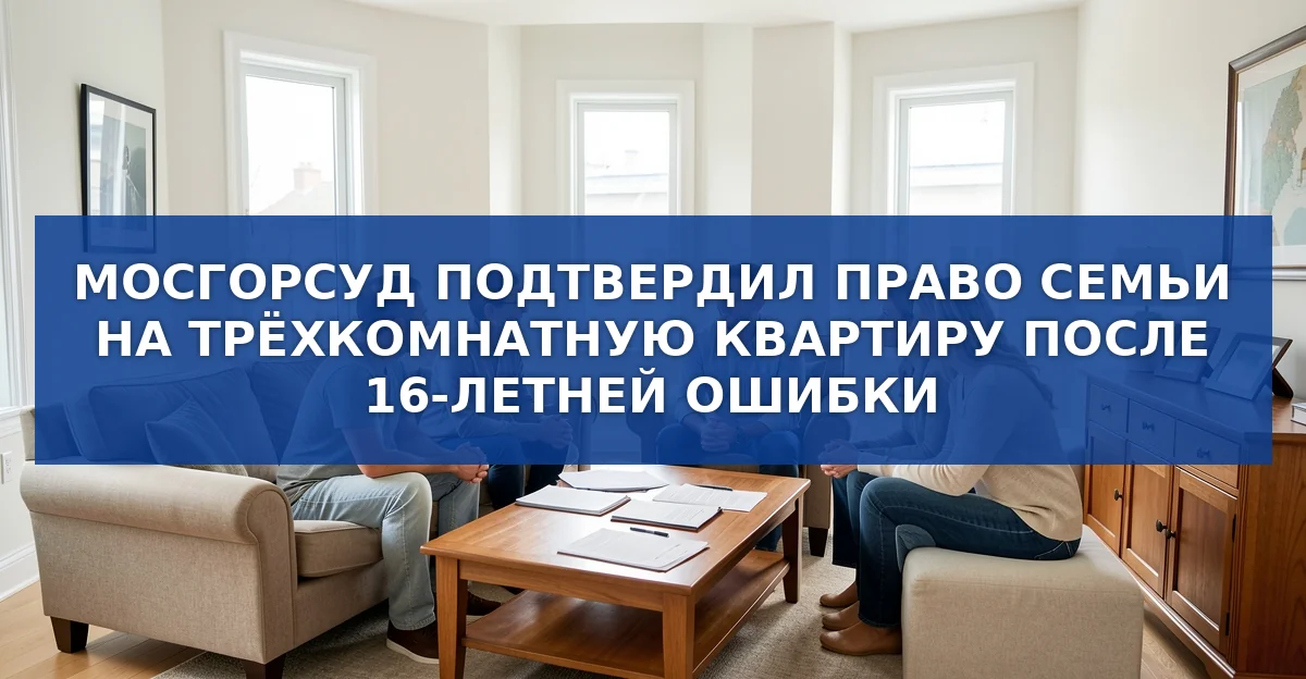 Суд подтвердил право семьи на полное пользование трёхкомнатной квартирой