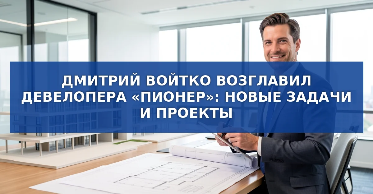 Дмитрий Войтко возглавил «Пионер»: новые стратегии и масштабный образовательный центр