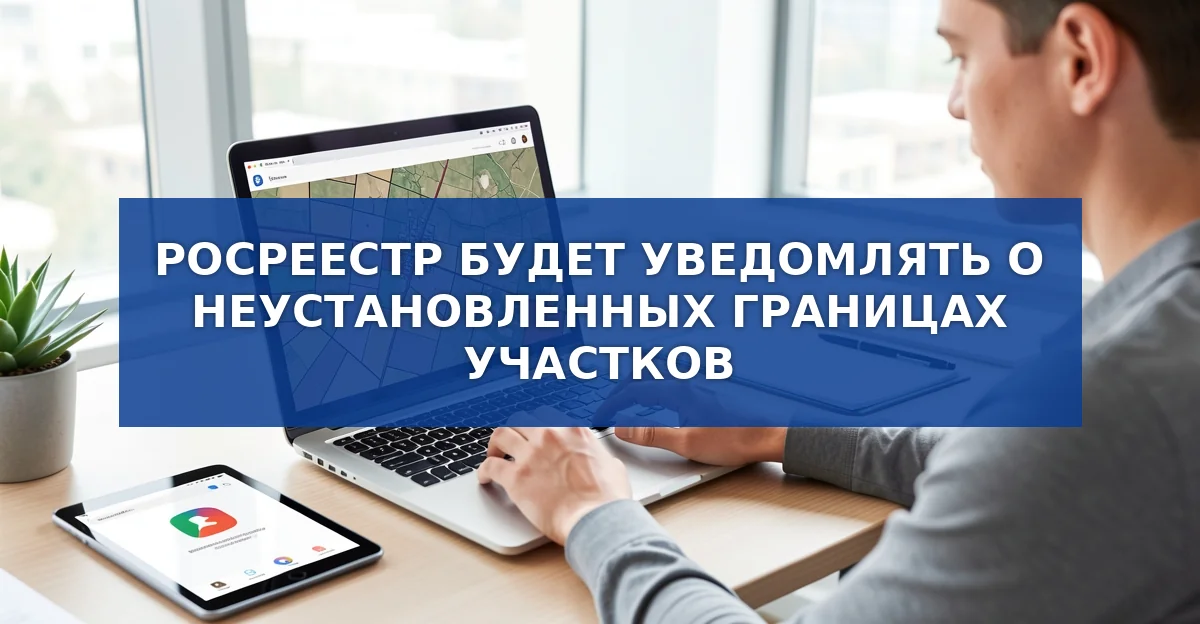 Госуслуги начнут уведомлять собственников о неопределённых границах земельных участков
