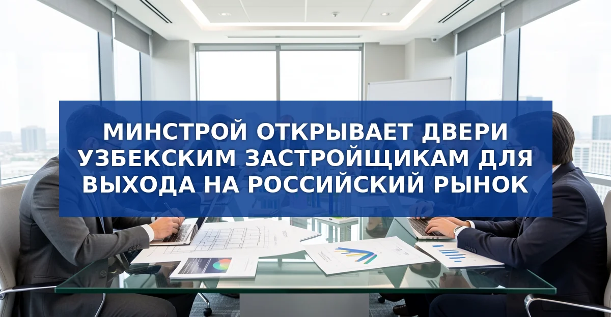 Минстрой открывает двери узбекским застройщикам: новые возможности сотрудничества