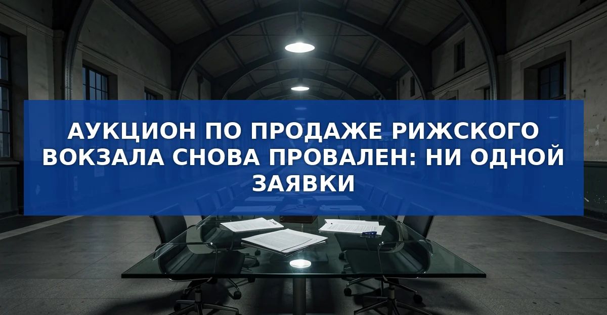 Аукцион по продаже Рижского вокзала сорвался в четвертый раз: причины и последствия