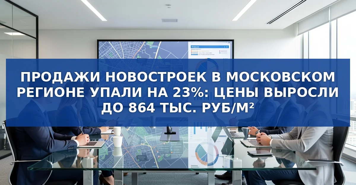 Сокращение продаж новостроек в Москве в 2026 году и рост цен: подробный анализ