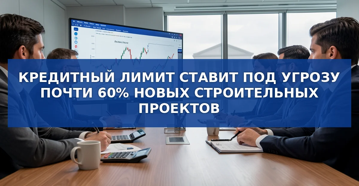 Кредитный лимит ставит под угрозу почти половину проектов 2026‑2027
