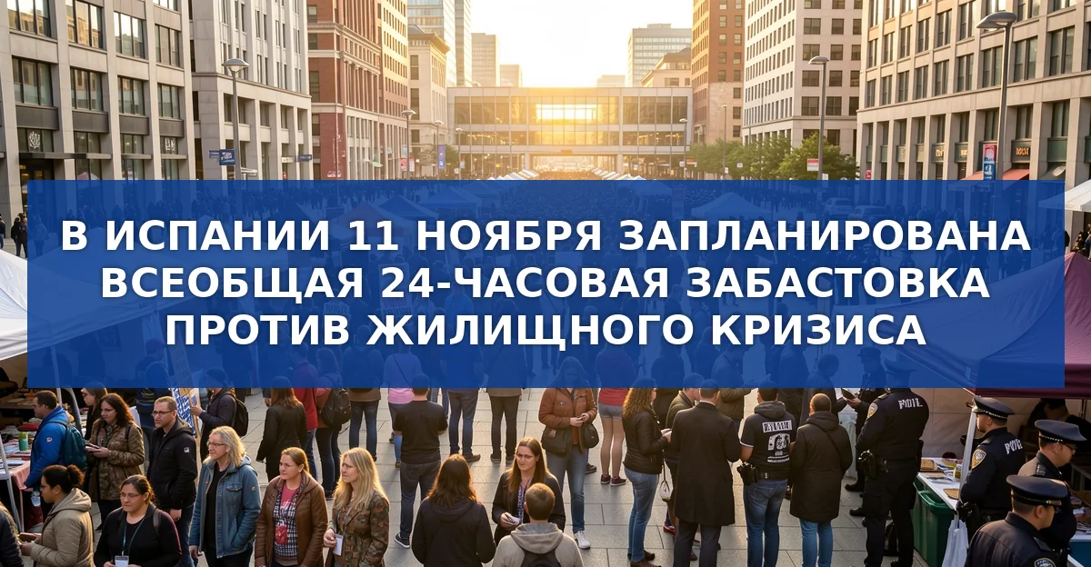 Всеобщая 24‑часовая забастовка в Испании 11 ноября: причины, поддержка профсоюзов и политический контекст