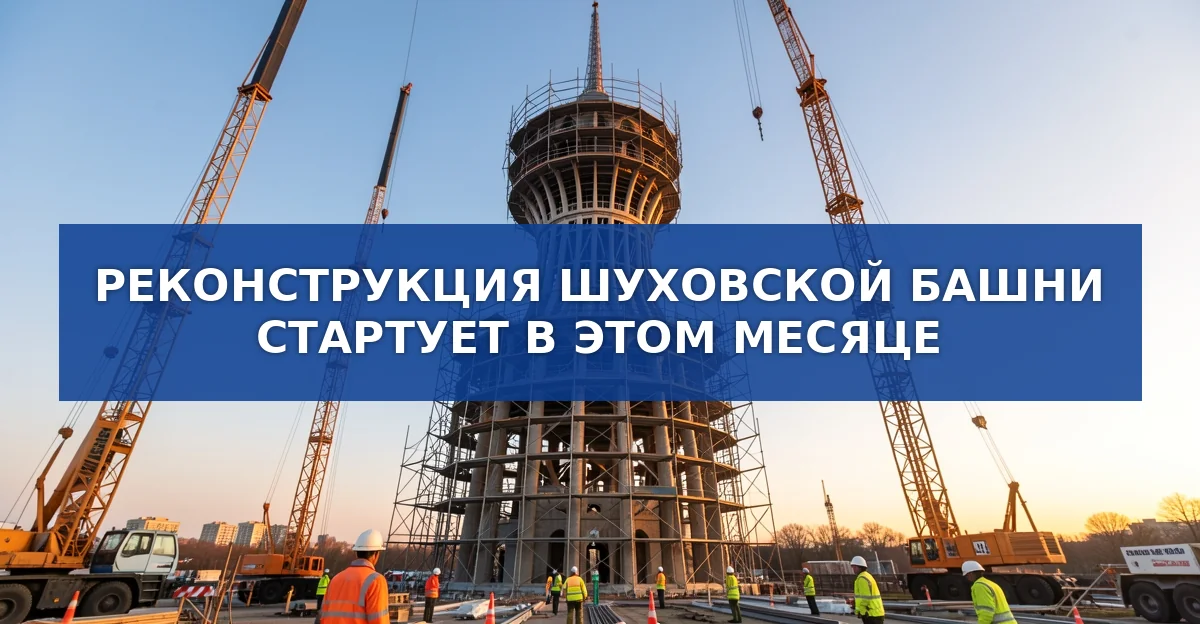 Трёхлетний ремонт Шуховской башни: как спасают символ советской инженерии