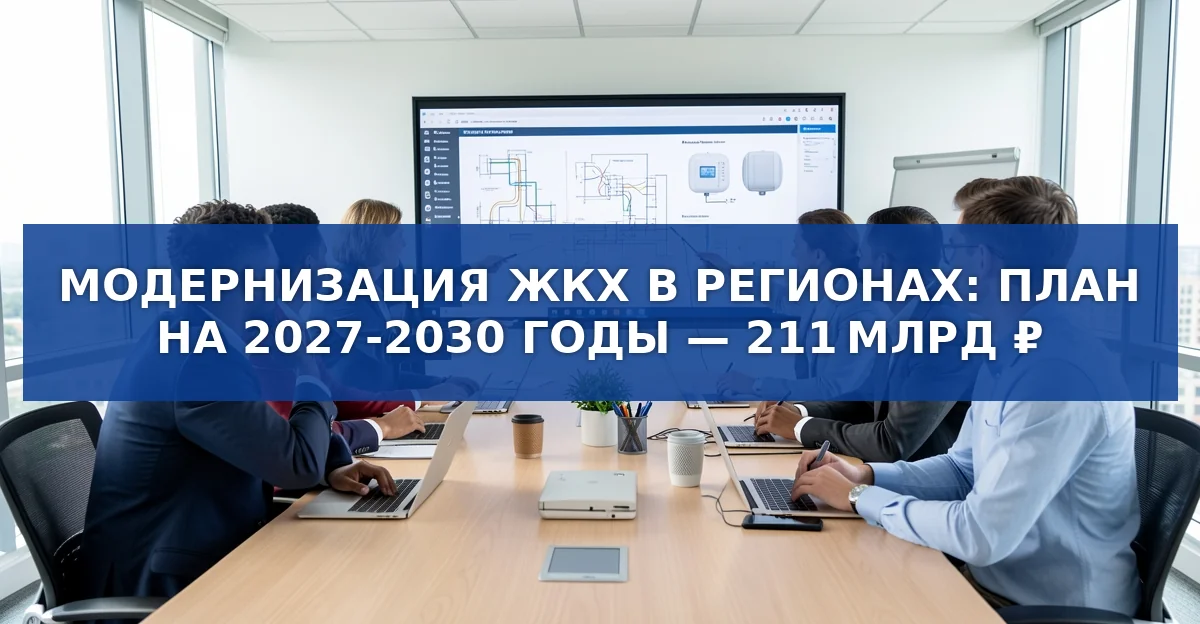 Модернизация ЖКХ в регионах: план инвестиций до 2030 года