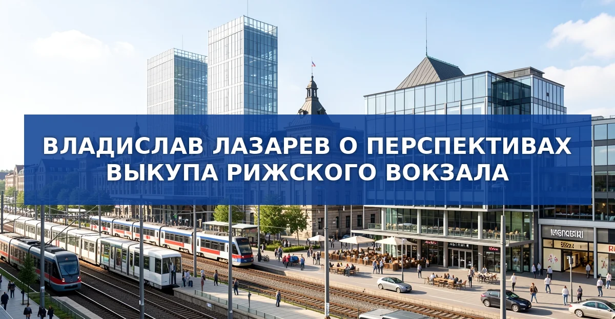 Владислав Лазарев о перспективах развития Рижского вокзала