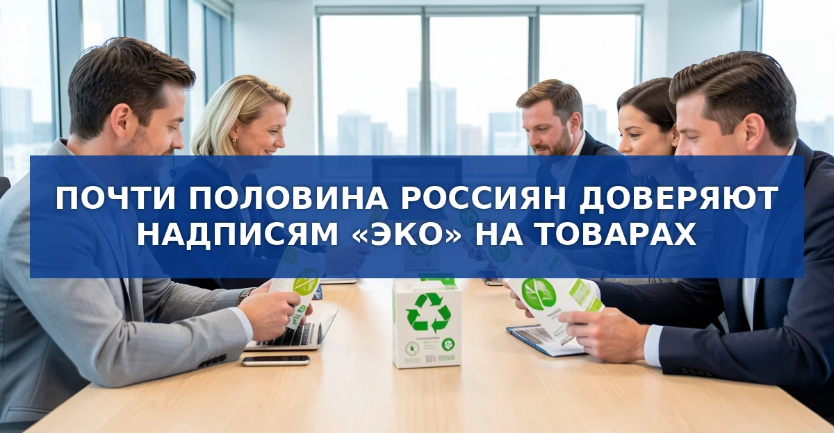Почти половина россиян доверяют надписям «эко» на бытовой продукции