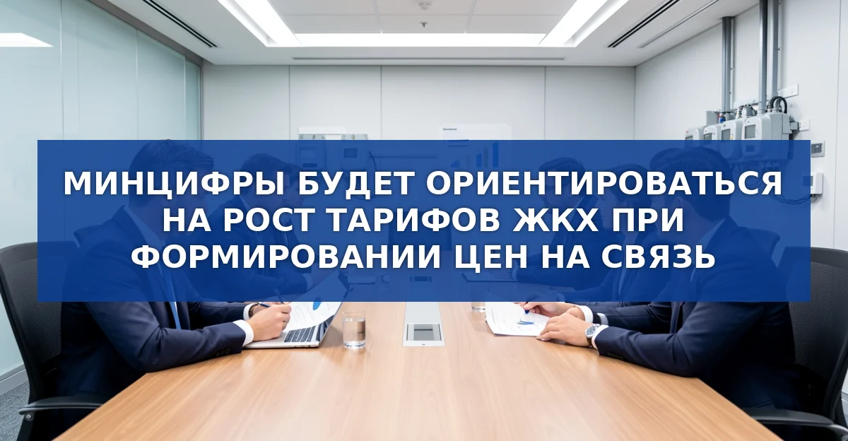 Минцифры будет привязывать тарифы связи к росту цен на ЖКХ