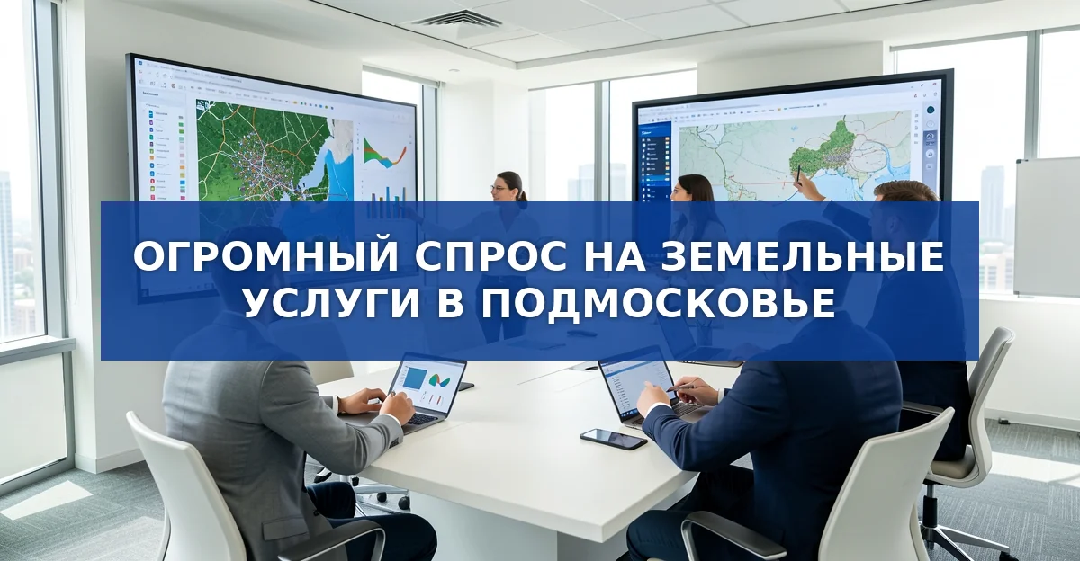 Спрос на земельные услуги в Подмосковье достиг рекордных высот в 2026 году