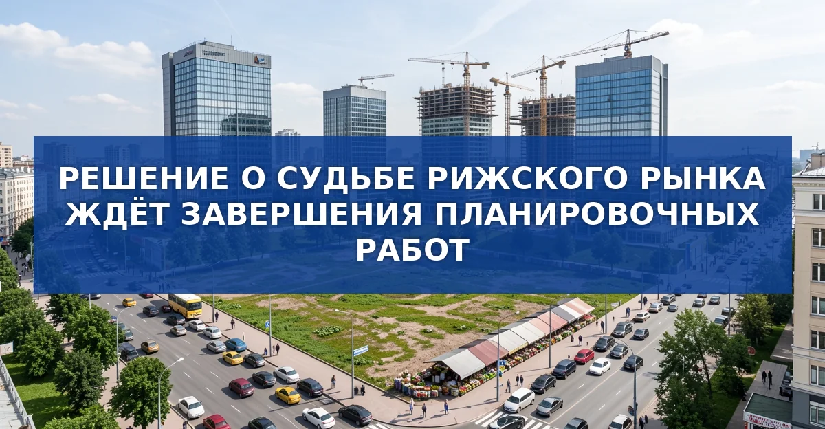 Мещанский район готовит масштабный проект: что будет с Рижским цветочным рынком