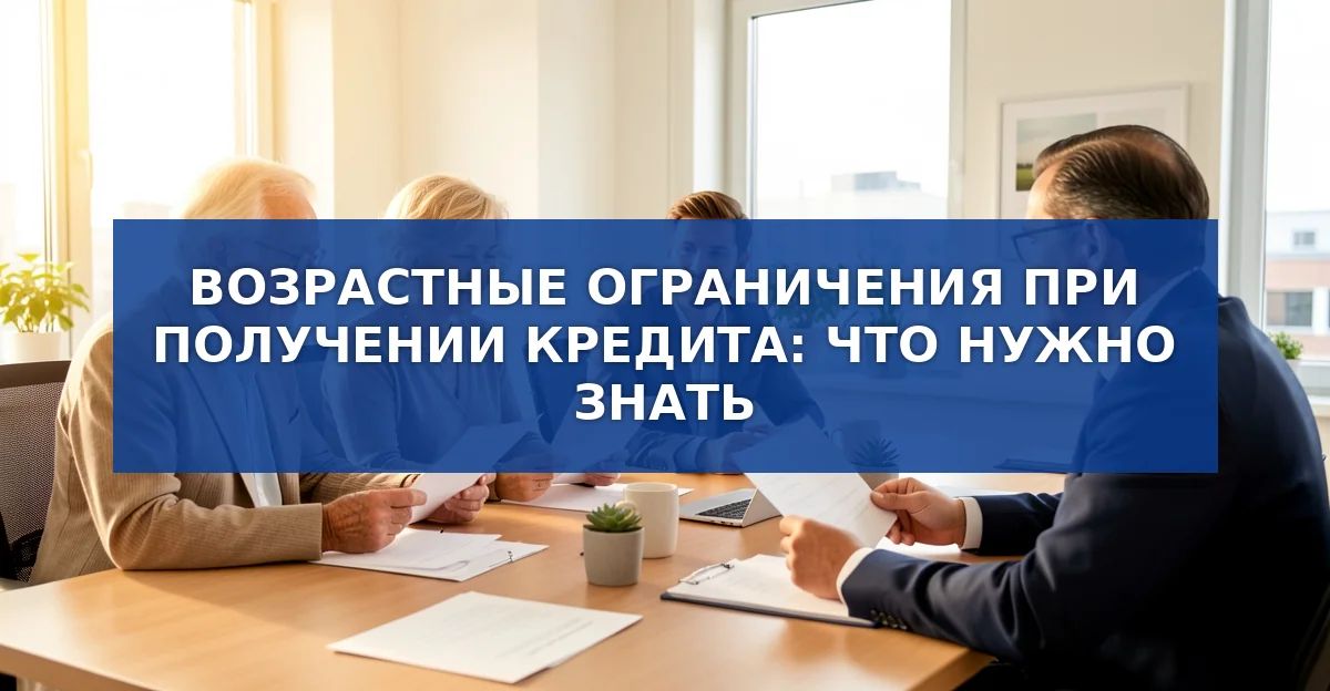 Возрастные ограничения при получении кредита: что нужно знать заемщику