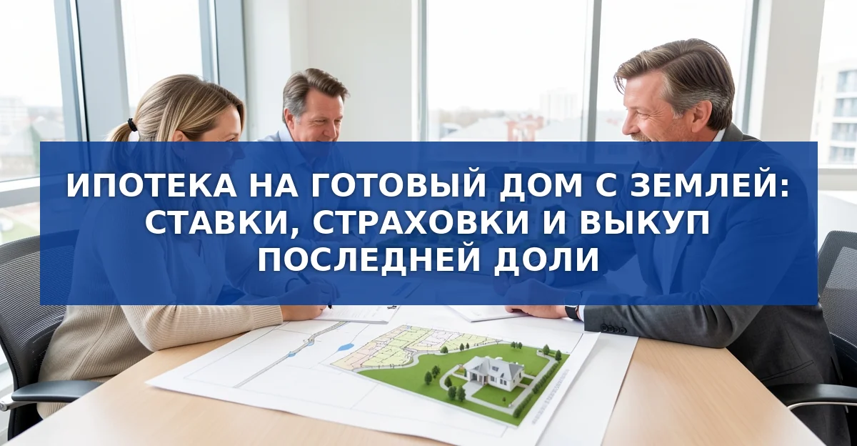 Ипотека на готовый дом с землей: ставки, условия и скрытые расходы