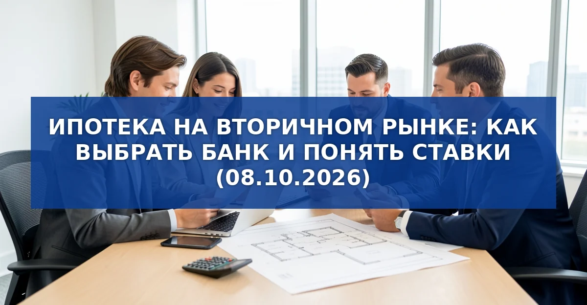 Ипотека на вторичное жильё в 2026 году: ставки, скидки и важные нюансы
