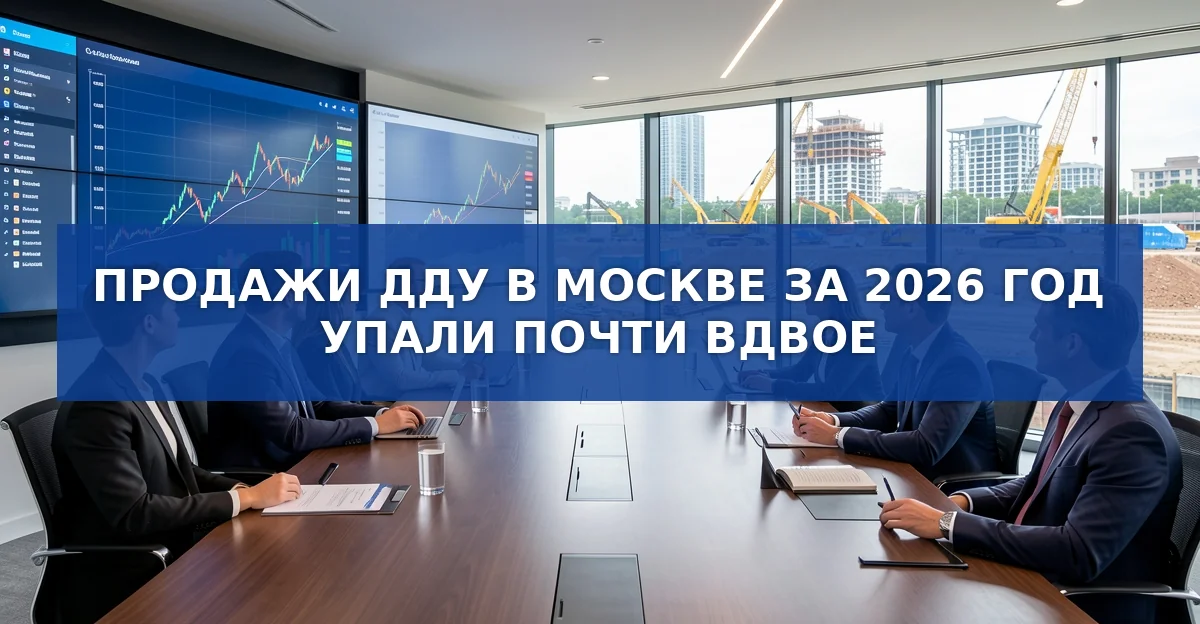 Продажи первичной недвижимости в Москве упали до рекордного минимума: причины и прогнозы