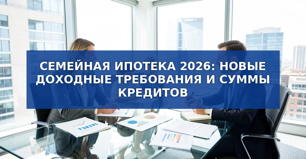 Семейная ипотека в России: новые ставки, лимиты и требования к доходу с 1 октября 2026 года