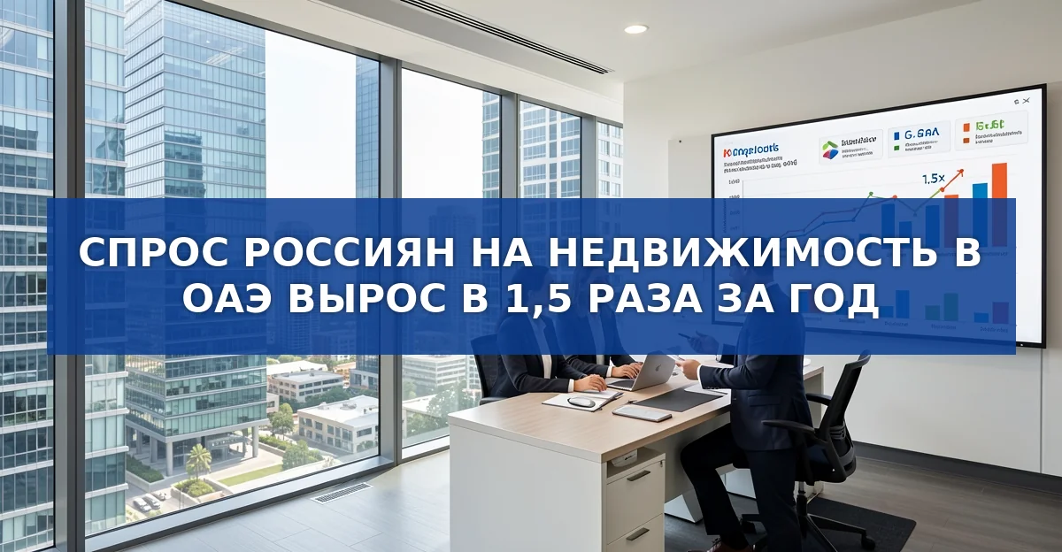Спрос россиян на недвижимость в ОАЭ вырос в полтора раза за год