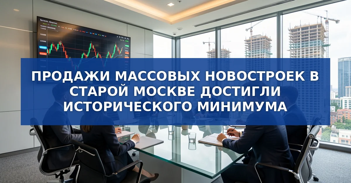 Резкое падение продаж массовых новостроек в Москве: причины и прогнозы