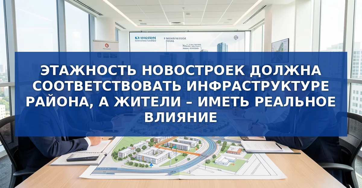 Почему высотность новостроек должна соответствовать инфраструктуре района