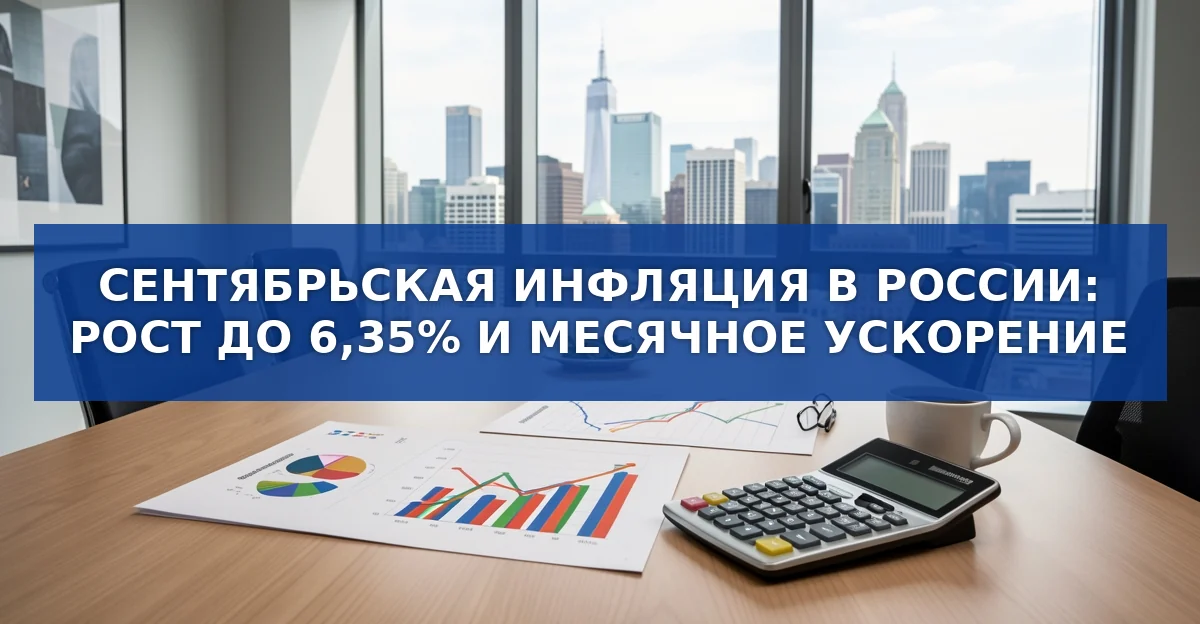 Сентябрь 2026 г.: инфляция ускорилась до 6,35 %