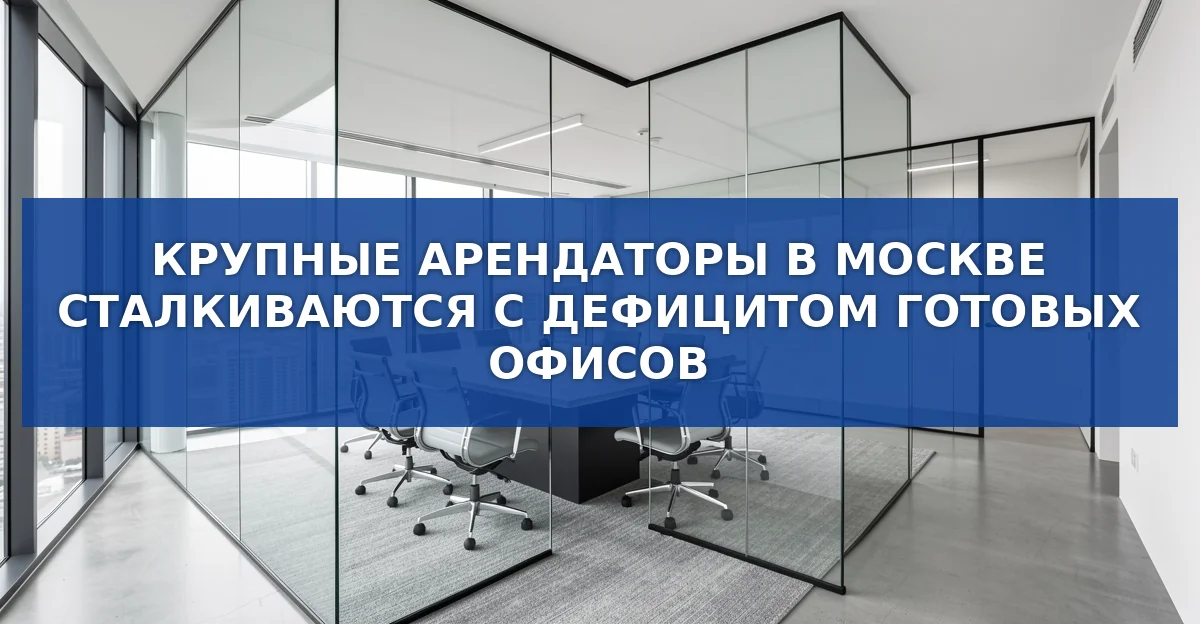 Крупные компании отказываются от покупки офисов в Москве: почему рынок не успевает