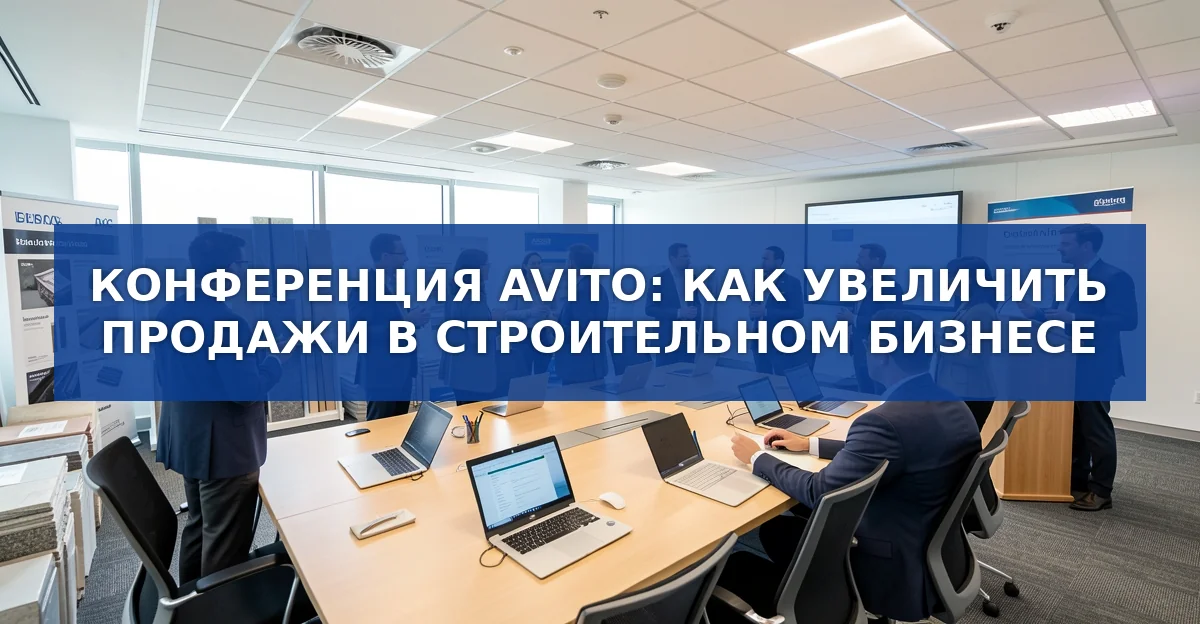 Как конференция Avito поможет увеличить продажи в строительном бизнесе