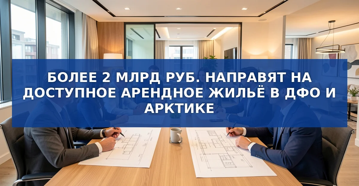 Финансирование арендного жилья в ДФО и Арктике превысит 2 миллиарда рублей