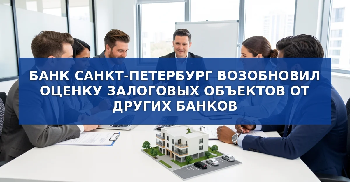 Банк «Санкт‑Петербург» возобновил работу с залоговыми объектами: новые условия и ускоренный процесс