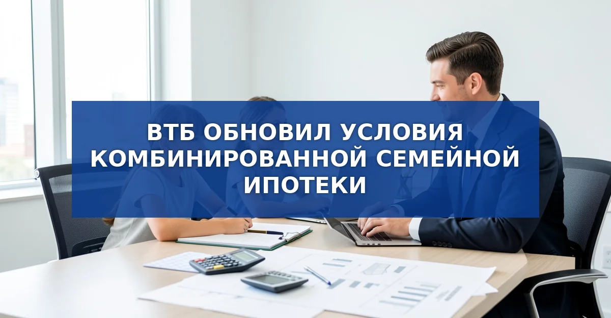Обновлённые условия комбинированной семейной ипотеки от ВТБ