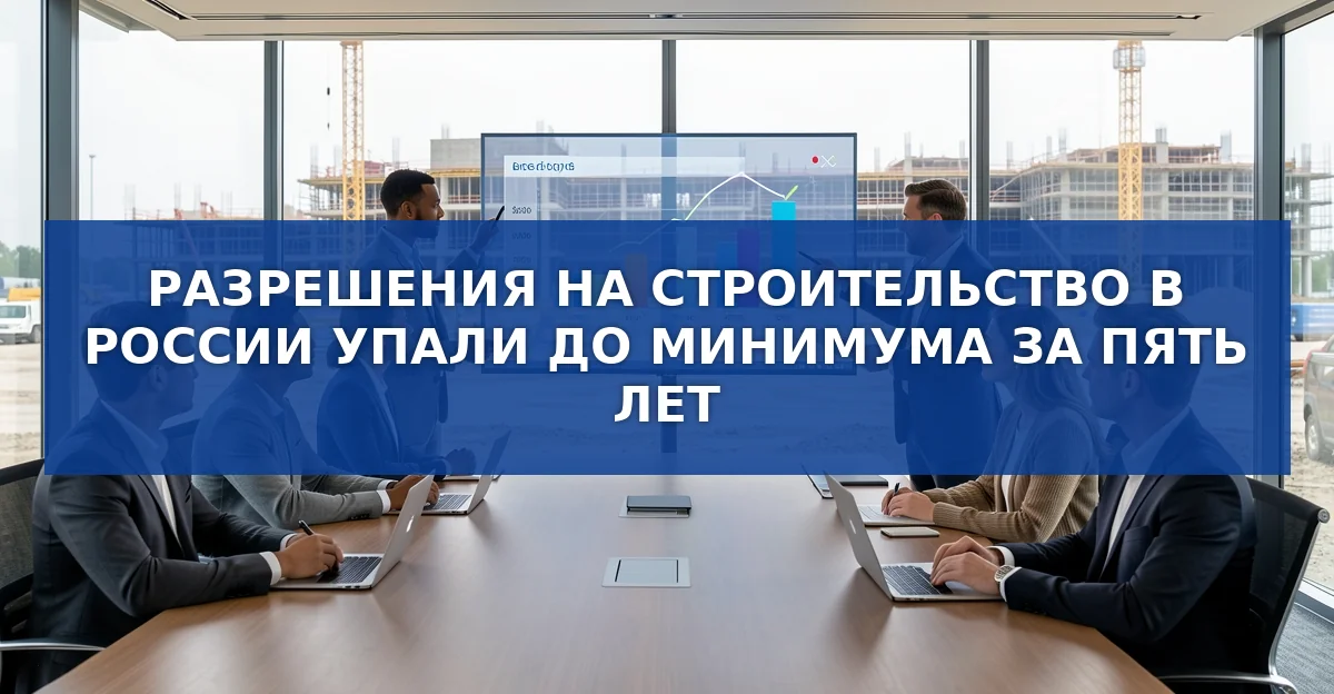 Выдача разрешений на строительство в России упала до минимума за пять лет