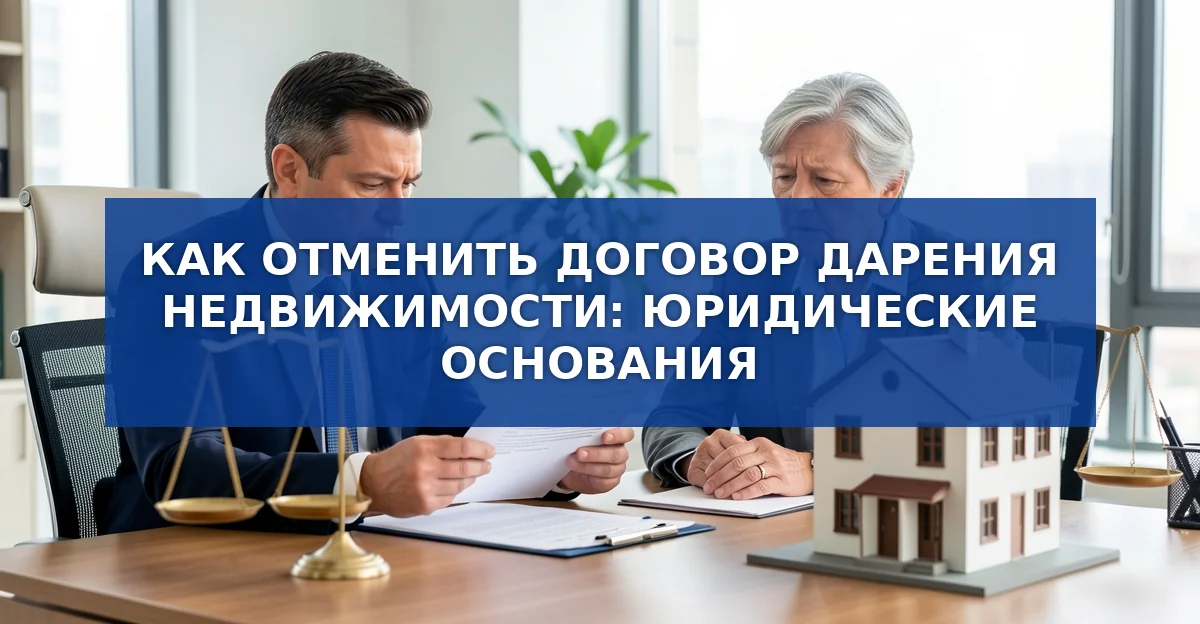 Как аннулировать договор дарения недвижимости: юридические основания и практические советы