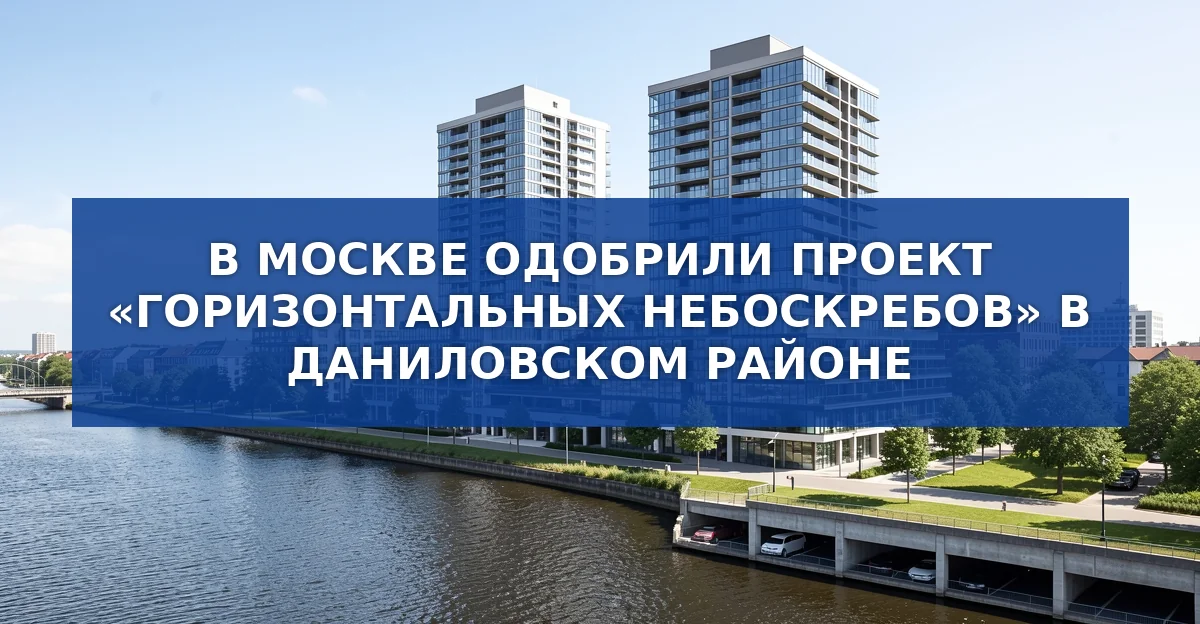 Новый жилой квартал с «горизонтальными небоскрёбами» в Даниловском районе: детали проекта