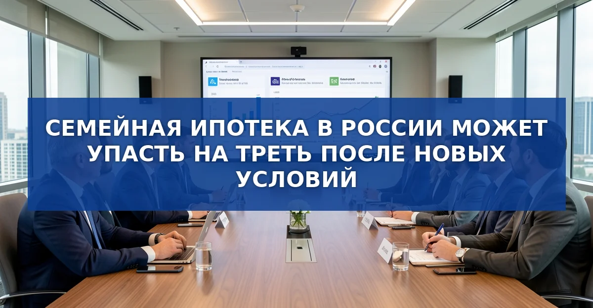 Снижение выдачи семейных ипотечных кредитов после реформы условий: прогнозы и последствия