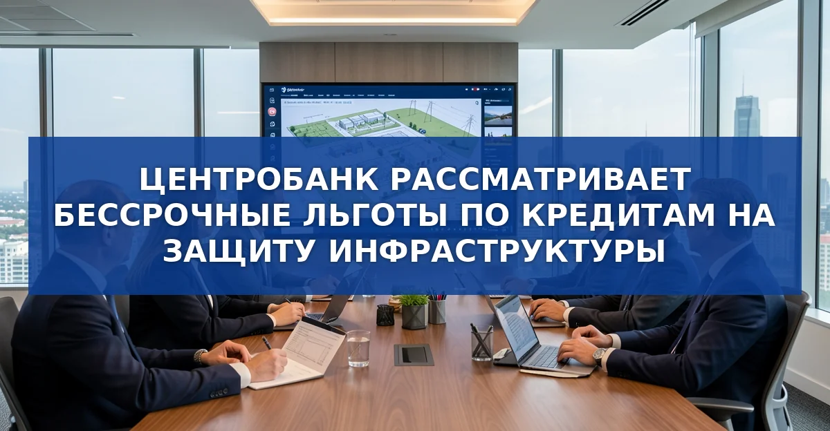 Центральный банк рассматривает постоянные льготы по кредитам для защиты критической инфраструктуры
