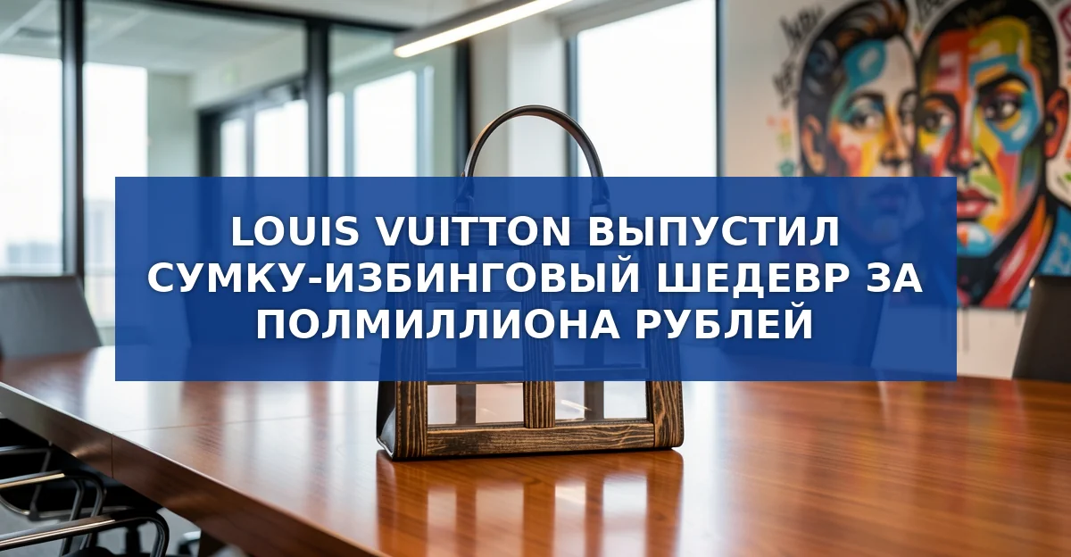 Louis Vuitton выпустил сумку‑избинг за 500 000 рублей: новый мемный люкс