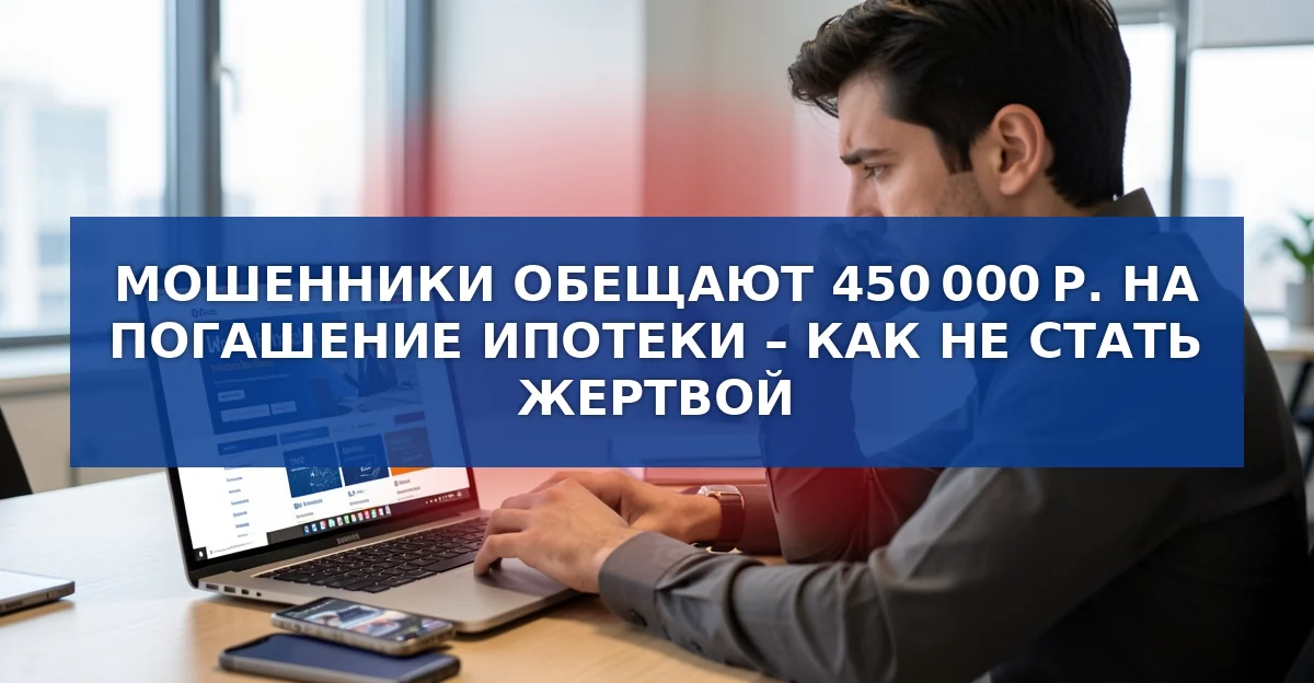 Мошенники обещают выплату 450 000 рублей для погашения ипотеки – как не стать жертвой