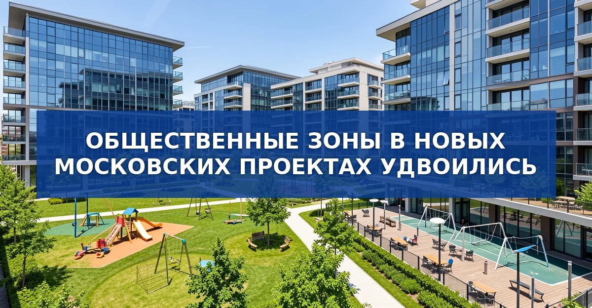 Общественные зоны в новых московских проектах удвоились: как меняется роль застройщика